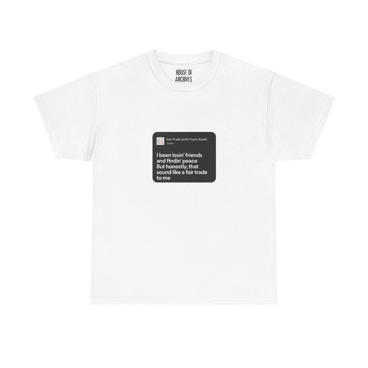 “Fair Trade” Lyric Graphic T-Shirt
