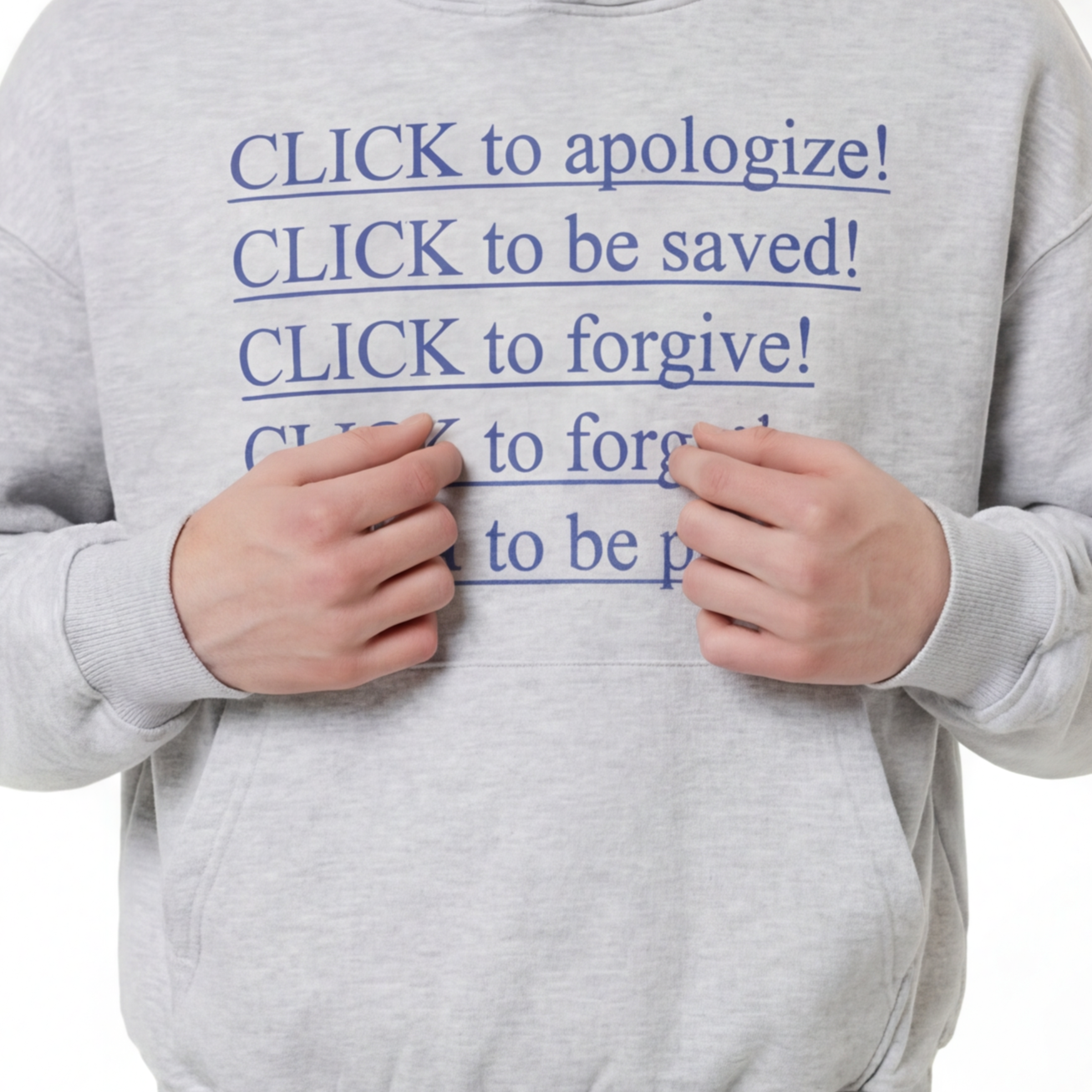 "CLICK TO" HOODIE