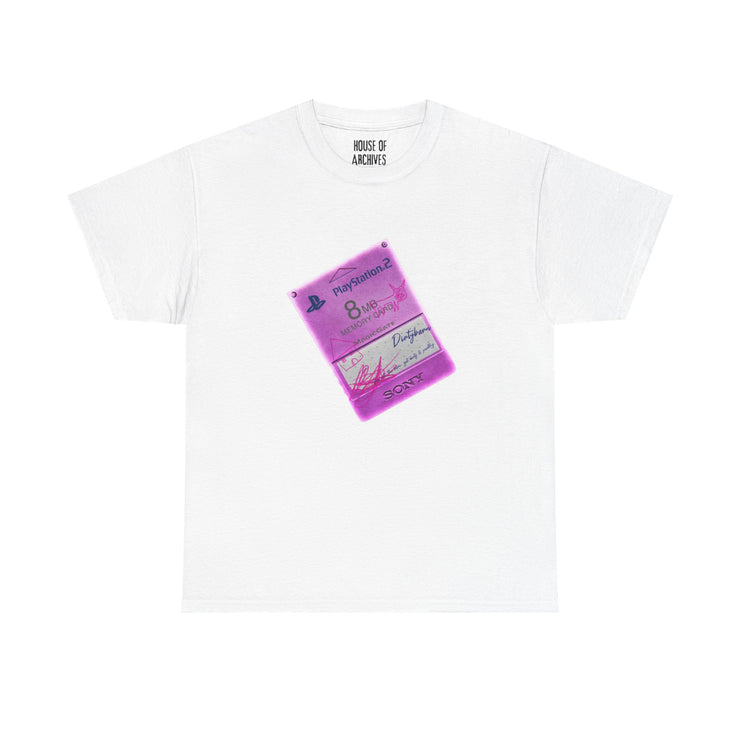 PS2 Memory Card Graphic T-Shirt