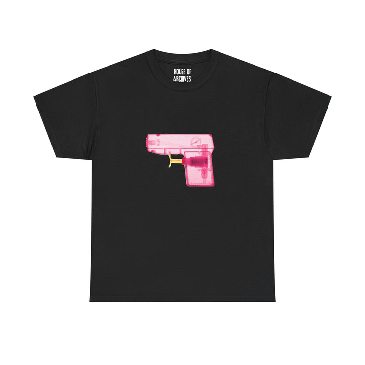 Pink Gun Graphic T-Shirt