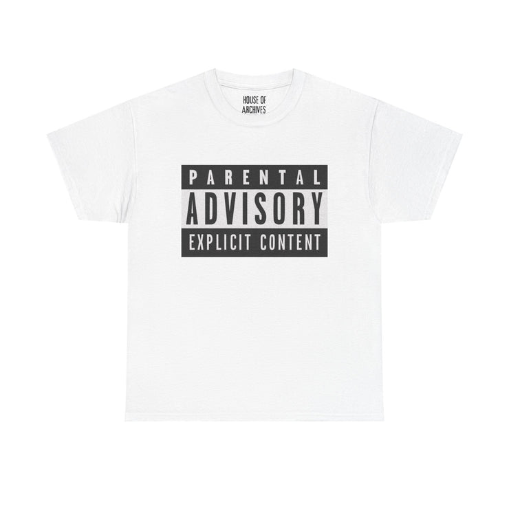 “Parental Advisory” Graphic T-Shirt