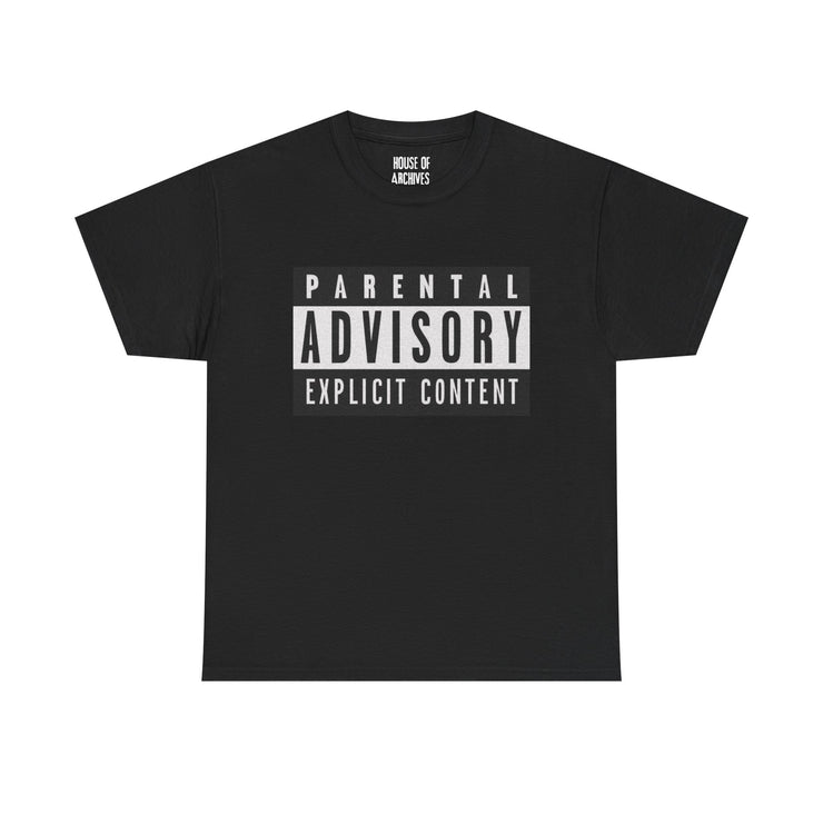 “Parental Advisory” Graphic T-Shirt
