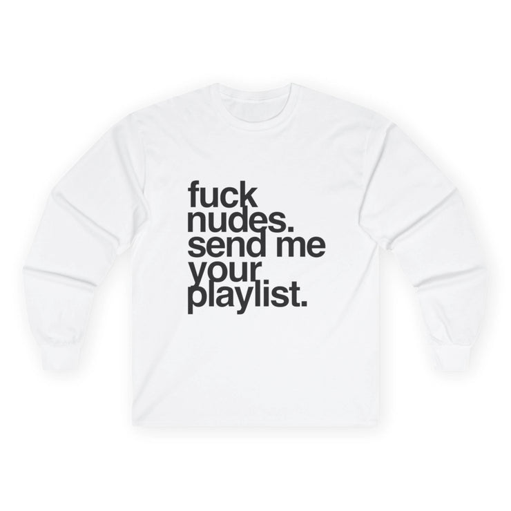 “Playlist” Longsleeve