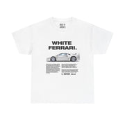 White Ferrari Graphic T-Shirt